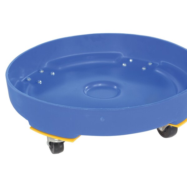 DRUM DOLLY HD POLY BLUE 55 GALLON